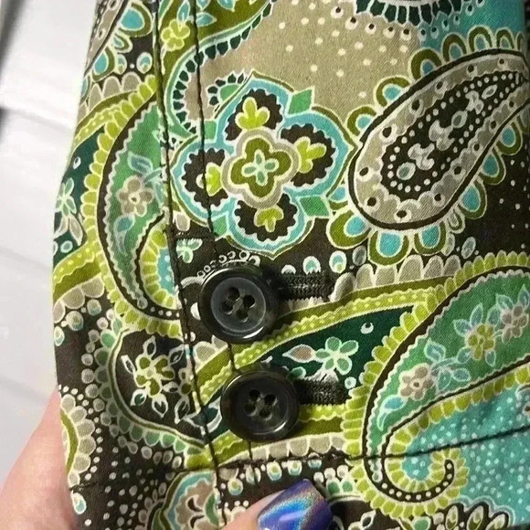 Liz Claiborne Paisley Blazer & Skirt Set Size 6 and Size 4 - Picture 7 of 16